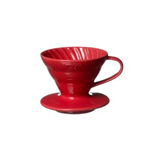 Hario V60 Ceramic Coffee Dripper Red 01 VDC-01R