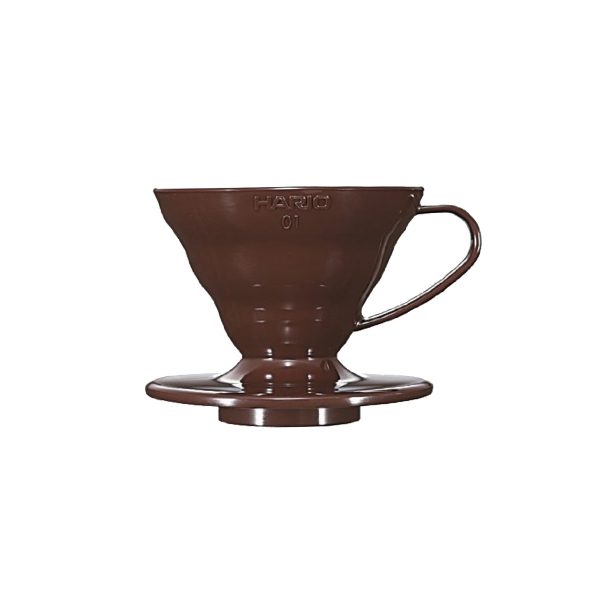 Hario V60 Plastic Coffee Dripper Brown 01 VD-01CBR