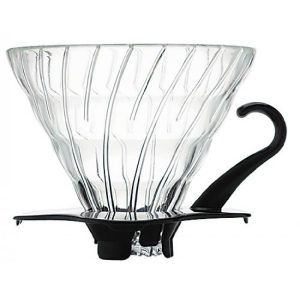 Hario V60 Glass Coffee Dripper Black 02 VDG-02B