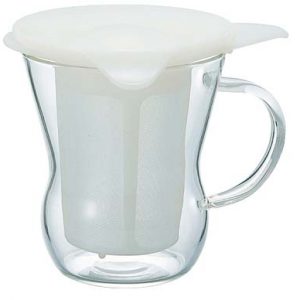 Hario One Cup Tea Maker Natural White OTM-1NW