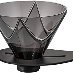 Hario V60 One Pour Dripper MUGEN Transparent Black VDMU-02-TB